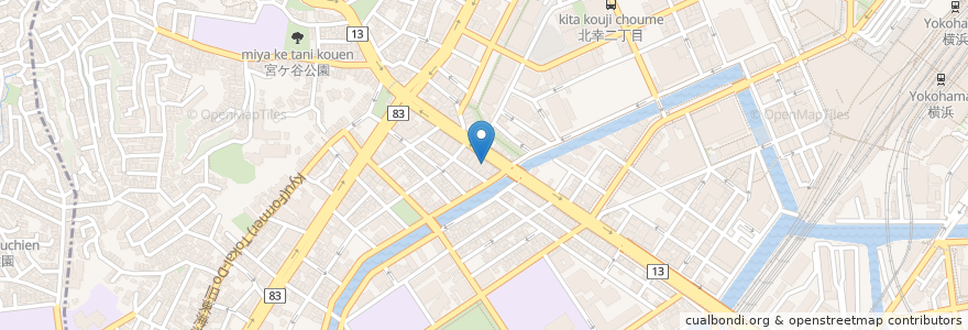Mapa de ubicacion de モスバーガー en Japan, 神奈川県, Yokohama, 西区.