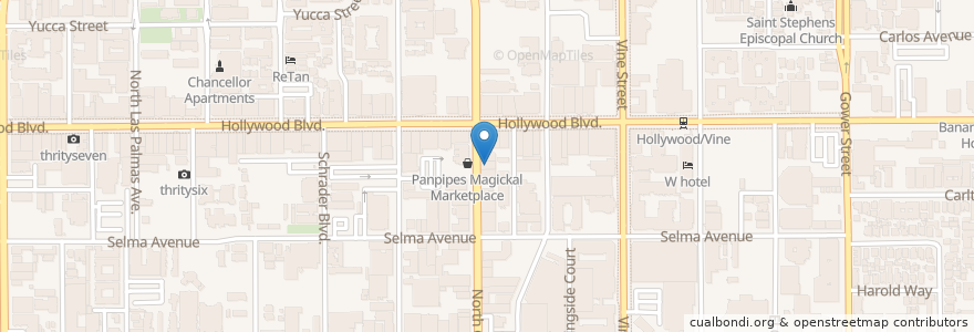 Mapa de ubicacion de Birch en United States, California, Los Angeles County, Los Angeles.