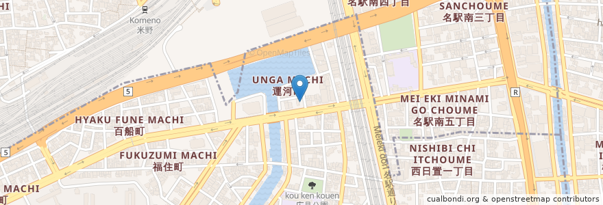 Mapa de ubicacion de D-Parking en Japon, Préfecture D'Aichi, 名古屋市, 中村区.