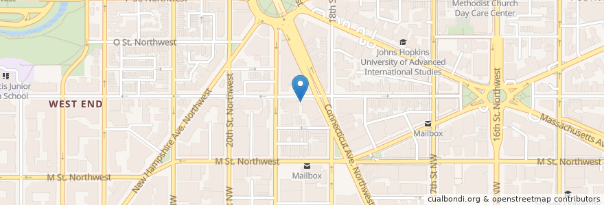 Mapa de ubicacion de Surfside Taco Stand en United States, District Of Columbia, Washington.