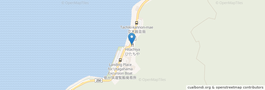 Mapa de ubicacion de ひたちや en 일본, 도치기현, 日光市.
