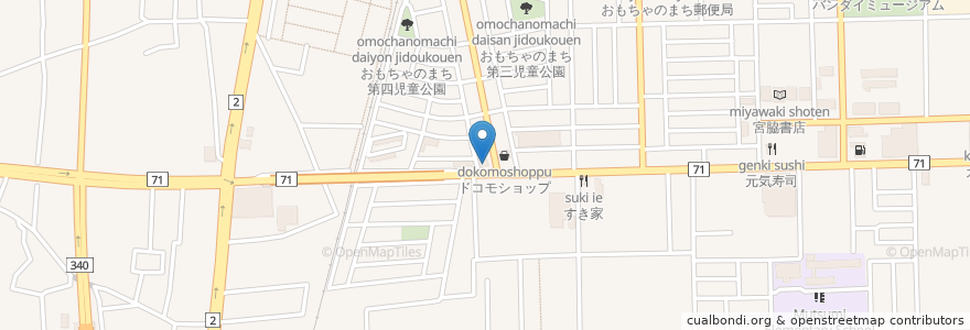 Mapa de ubicacion de やきそばもりもり en ژاپن, 栃木県, 下都賀郡, 壬生町.