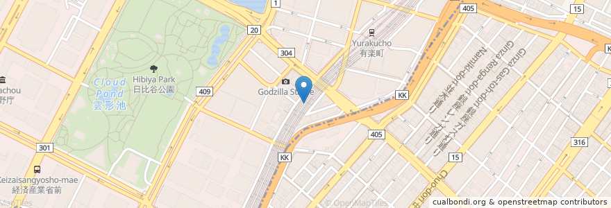Mapa de ubicacion de Sushi Daizen (time Out) en 일본, 도쿄도, 치요다.