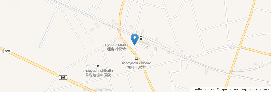 Mapa de ubicacion de 割烹 吉田屋 en اليابان, 宮城県, 石巻市.