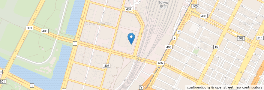 Mapa de ubicacion de どいちゃん en Japão, Tóquio, 千代田区.