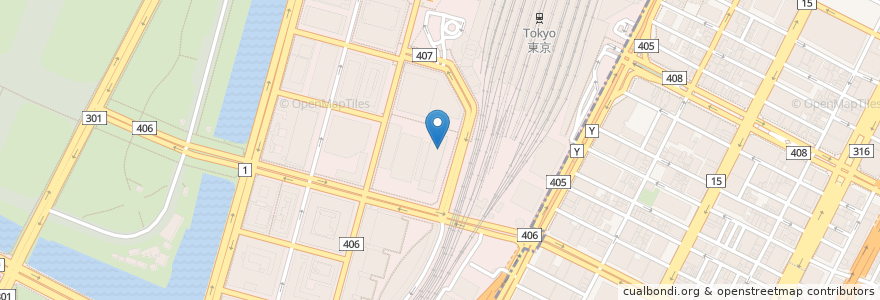 Mapa de ubicacion de インデアンカレー en Japonya, 東京都, 千代田区.