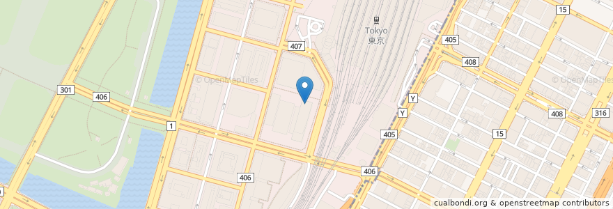 Mapa de ubicacion de イーク丸の内 en Japon, Tokyo, 千代田区.