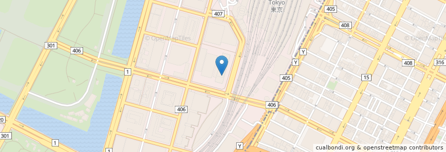Mapa de ubicacion de バル デ エスパーニャ ムイ en Japon, Tokyo, 千代田区.