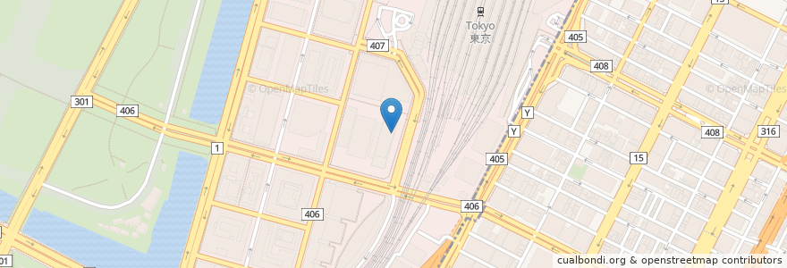Mapa de ubicacion de 天ぷら 菊亭 en Japón, Tokio, Chiyoda.
