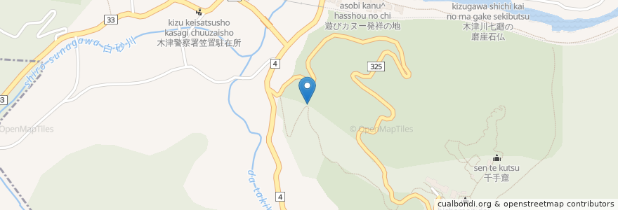 Mapa de ubicacion de 庚申堂青面金剛仏 en 日本, 京都府, 相楽郡, 笠置町.