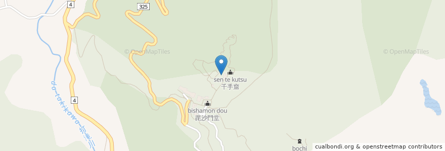 Mapa de ubicacion de 弥勒磨崖仏 en 日本, 京都府, 相楽郡, 笠置町.