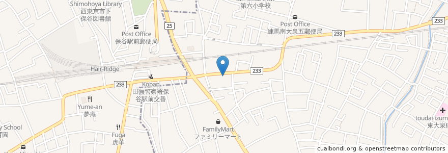 Mapa de ubicacion de ココス en Japonya, 東京都, 練馬区.