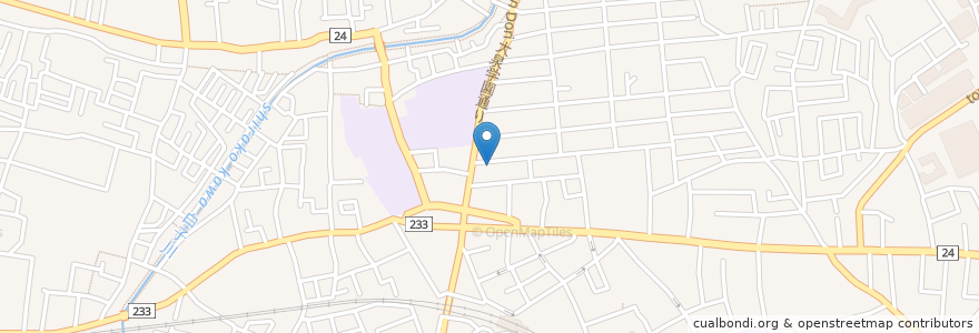 Mapa de ubicacion de 大泉セントラルチャペル en Japon, Tokyo, 練馬区.