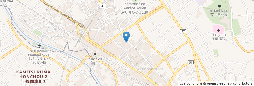 Mapa de ubicacion de Chinon en Japan, 東京都, 町田市.