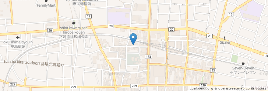 Mapa de ubicacion de NPC24H en Japon, Tokyo, 府中市.