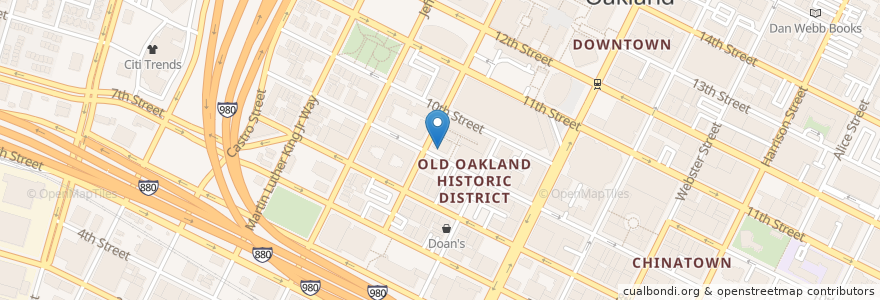 Mapa de ubicacion de Delage en United States, California, Alameda County, Oakland.
