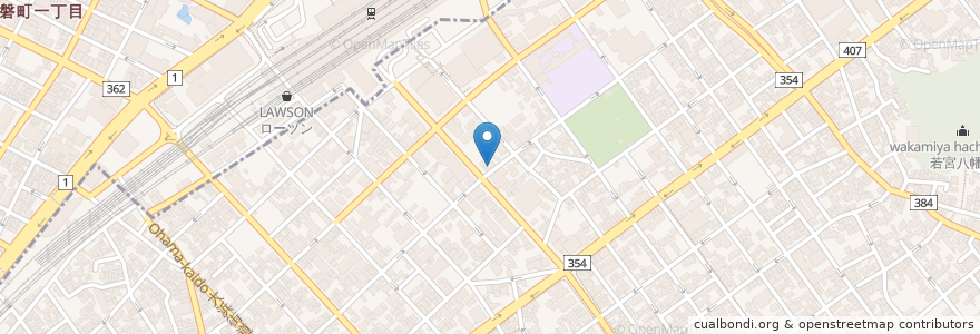 Mapa de ubicacion de 佐藤内科医院 en 日本, 静岡県, 静岡市, 駿河区.
