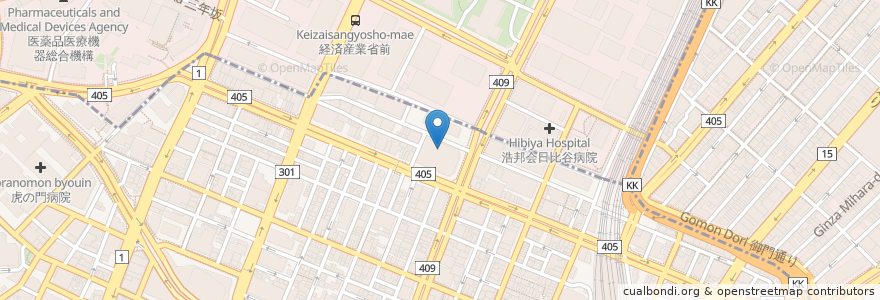 Mapa de ubicacion de 富永クリニック眼科 en Japon, Tokyo.