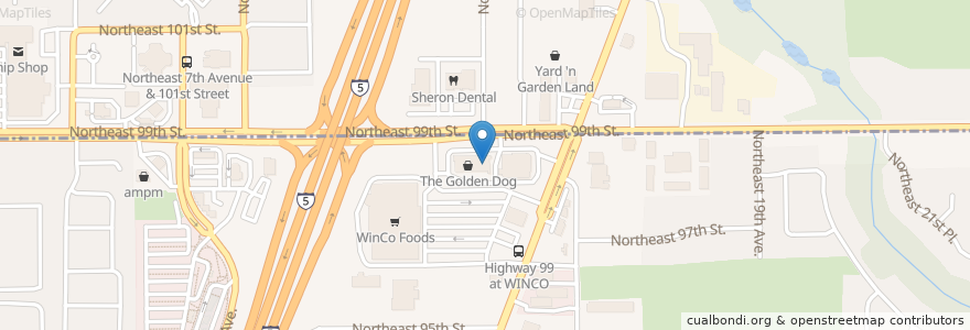 Mapa de ubicacion de KeyBank en Amerika Syarikat, Washington, Clark County, Hazel Dell.