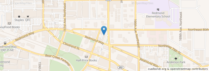 Mapa de ubicacion de Victor's Coffee House en 美利坚合众国/美利堅合眾國, 华盛顿州 / 華盛頓州, King County, Redmond.