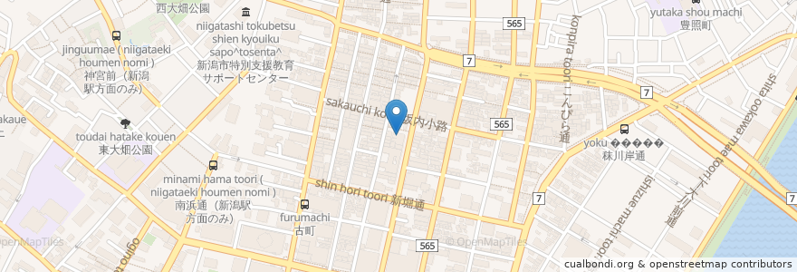 Mapa de ubicacion de Royal Order en Japan, 新潟県, 新潟市, 中央区.