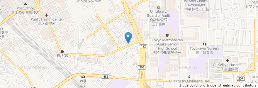 Mapa de ubicacion de エコロパーク en Jepun, 東京都, 北区.