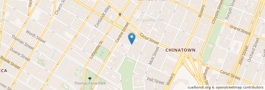 Mapa de ubicacion de Nha Trang One en 美利坚合众国/美利堅合眾國, 纽约州 / 紐約州, 纽约, 纽约县, Manhattan.