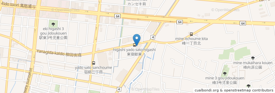 Mapa de ubicacion de 蕎音 （シズル） en Japan, Tochigi Prefecture, Utsunomiya.