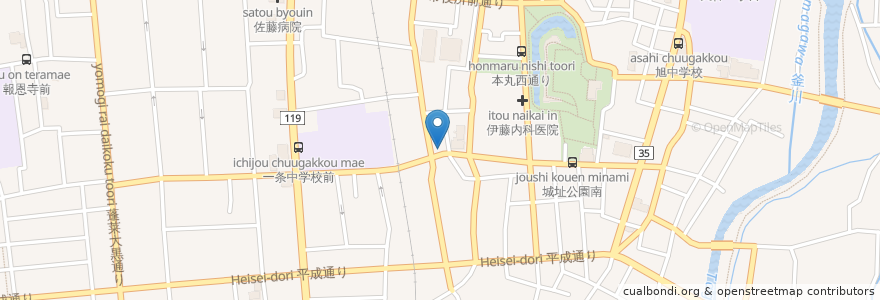 Mapa de ubicacion de ふくや en اليابان, 栃木県, 宇都宮市.