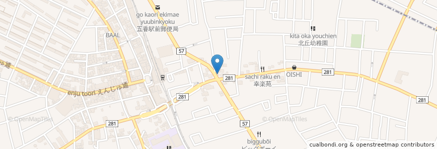 Mapa de ubicacion de 個別指導スクールIE en 일본, 지바현, 松戸市.