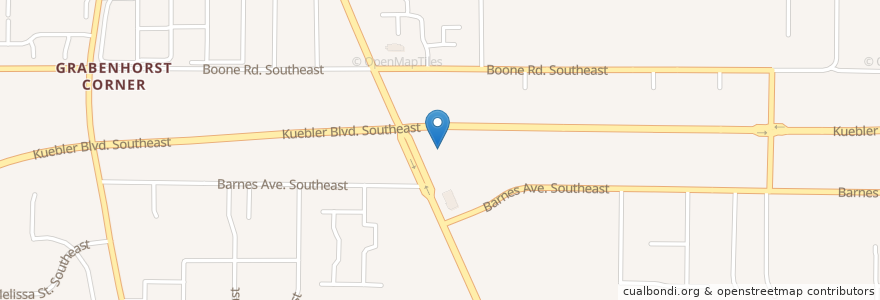 Mapa de ubicacion de Applebee's en Amerika Syarikat, Oregon, Marion County, Salem.