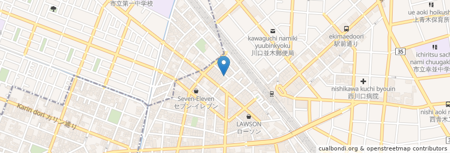 Mapa de ubicacion de TENNEN en Jepun, 埼玉県.