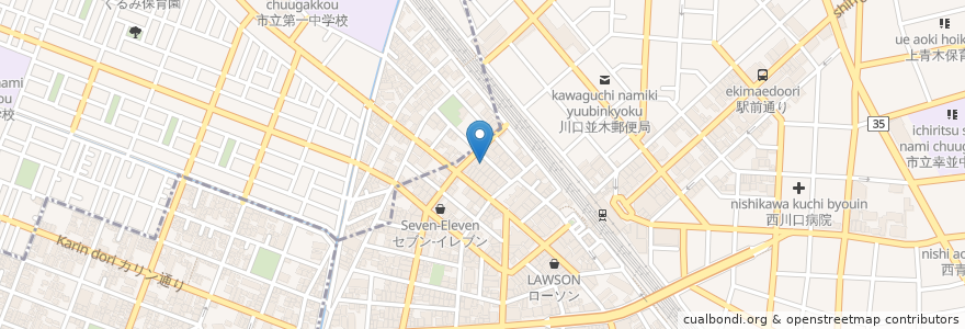 Mapa de ubicacion de アニバーサリー en 日本, 埼玉県.