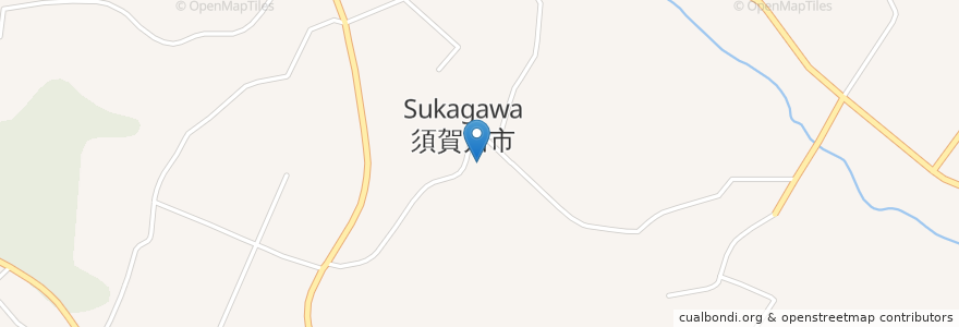 Mapa de ubicacion de 須賀川市 en Japonya, 福島県, 須賀川市.