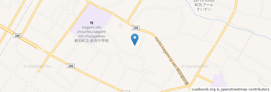 Mapa de ubicacion de 鏡石町 en ژاپن, 福島県, 岩瀬郡, 鏡石町.