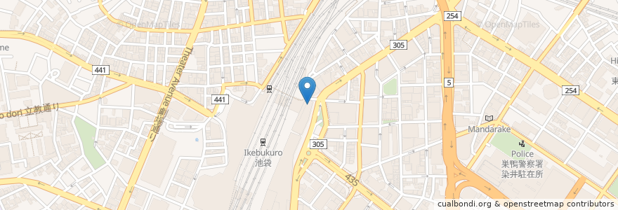 Mapa de ubicacion de ringo apple pie en اليابان, 東京都, 豊島区.