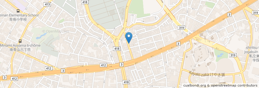 Mapa de ubicacion de R TOKYO en Japão, Tóquio, 港区.