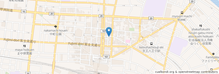 Mapa de ubicacion de NPC en Giappone, Tokyo, 八王子市.