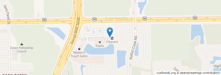 Mapa de ubicacion de The UPS Store en 미국, 플로리다주, Duval County, 잭슨빌.