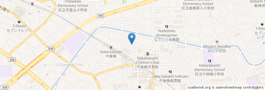 Mapa de ubicacion de やきとん炭火や en Japonya, 東京都, 板橋区.