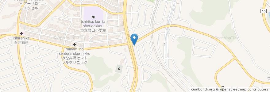 Mapa de ubicacion de 平家の郷　みなみ野館 en Japan, Tokyo, Hachioji.