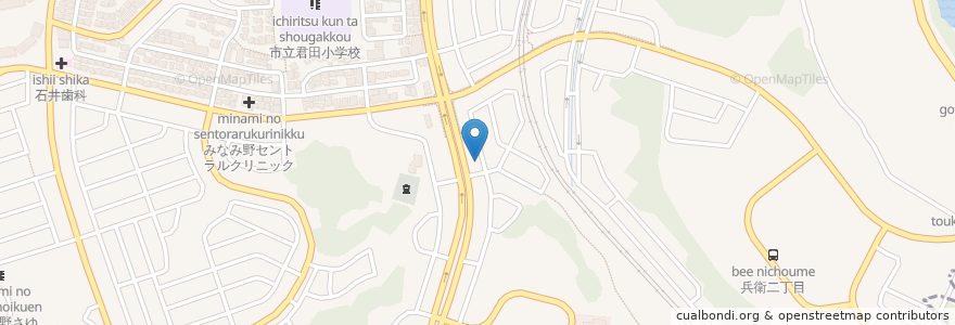Mapa de ubicacion de ほっともっと みなみ野シティ店 en Giappone, Tokyo, 八王子市.