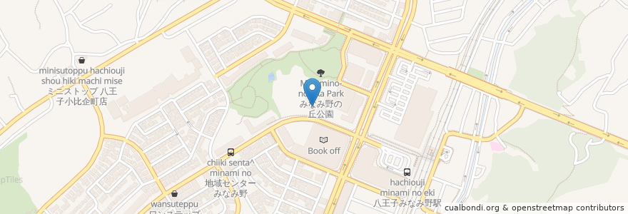Mapa de ubicacion de タリーズコーヒー八王子みなみ野店 en Japonya, 東京都, 八王子市.