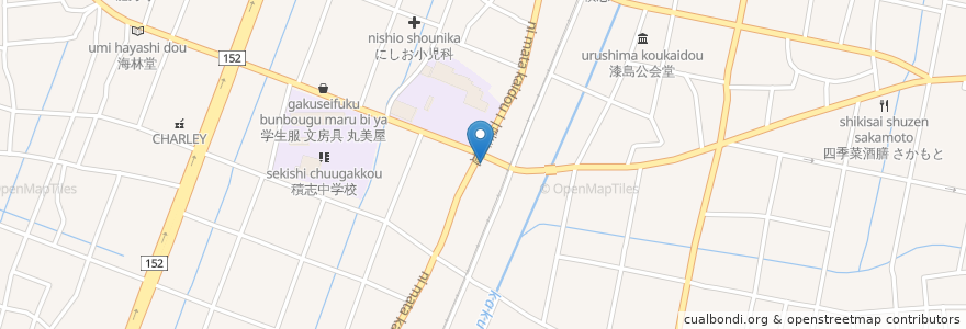 Mapa de ubicacion de 明光義塾 積志教室 en Jepun, 静岡県, 浜松市, 東区.