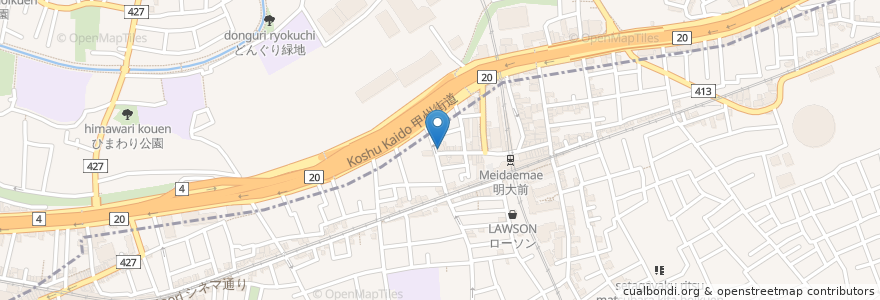 Mapa de ubicacion de KUU en 日本, 東京都.