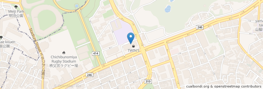 Mapa de ubicacion de 横浜銀行 en Japonya, 東京都, 港区.