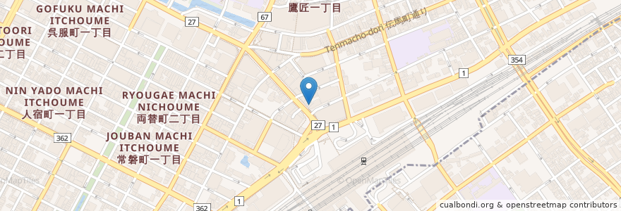 Mapa de ubicacion de 驛前 松乃鮨 en 日本, 静冈县, 静岡市, 葵区.