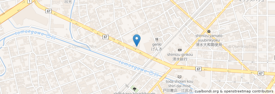Mapa de ubicacion de 大石耳鼻のどアレルギー科クリニック en Japan, Präfektur Shizuoka, 静岡市, 清水区.