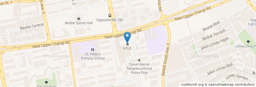 Mapa de ubicacion de POSB ATM en 싱가포르, Southeast.