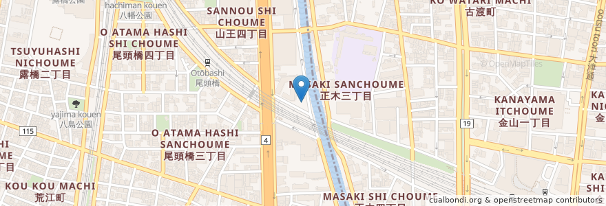 Mapa de ubicacion de スペース24 en 日本, 愛知県, 名古屋市, 中川区.